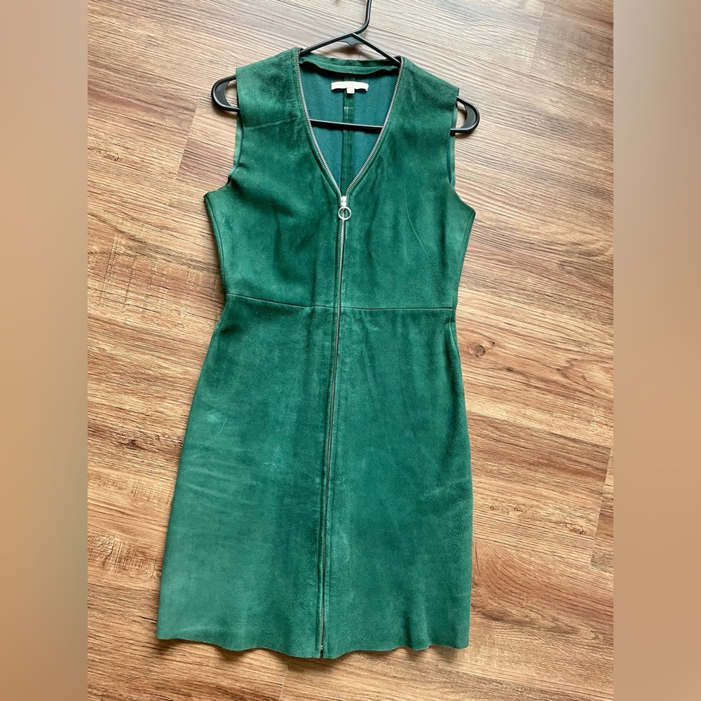 Maje Suede Dress model Radija size Small